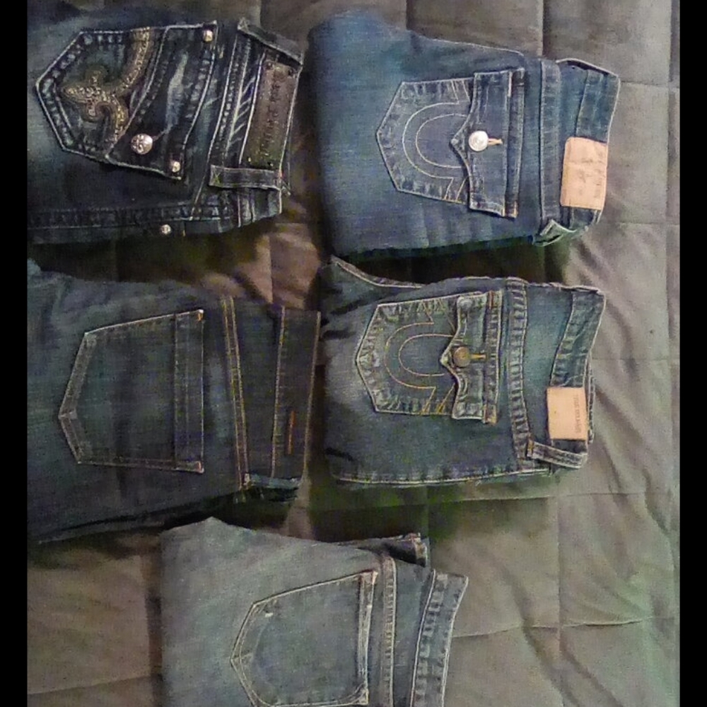 LOT of 5 women's denim
